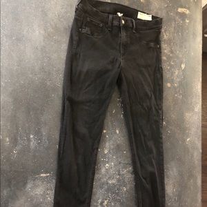 Rag & bone high waisted black legging jeans sz 27